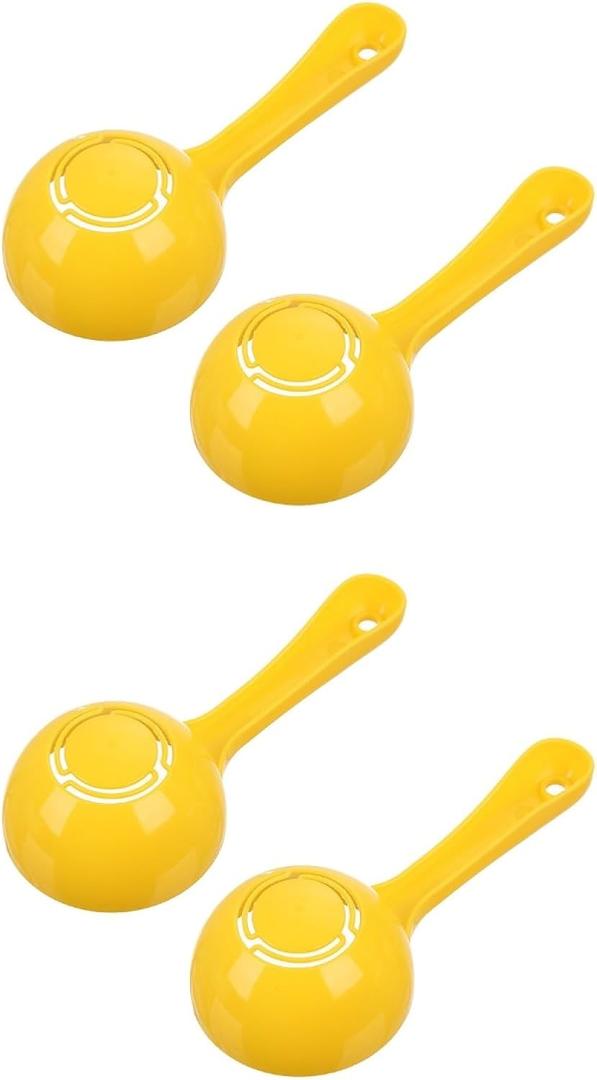 BESTOYARD Rice Paddle Scoop Mold Set 4Pcs Non-Stick Plastic Rice Serving Spoon for Sushi Ball Making and Porridge Kitchen Utensil 7.28 Inch