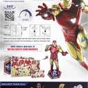 Metal Earth Premium Series Marvel Iron Man Mark LXXXV 3D Metal Model Kit Bundle with Tweezers Fascinations