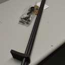 Double Curtain Rods for Windows 36 to 72 Inches, Heavy Duty Double Curtain Rod with Square Retro Finials and Double Aluminum Bracket, Adjustable Double Rod for Curtains, Antique Black