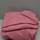 Bedsure Pink Clay Duvet Cover Queen Size - 3 Pieces Prewashed Cotton-Like Extra Soft Bedding Set, Includes 1 Duvet Cover 90x90 Inches with Zipper Closure & 2 Pillow Shams, Comforter Not Included