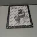 Orvannaatr Minimalist Bathroom Wall Decor, Chimp Wall Art on Toilet, Chin Rests, Fun Bathroom Animal Art, Black and White Canvas Prints Can Be Hung Directly -Frame,8"x 10"