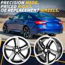 19" New Single 19X8.5 19 Inch Alloy Wheel Rim Fits For 2018 2019 2020 2021 2022 HONDA Accord OEM Design Replacement Direct Fit, OE Stock Specs