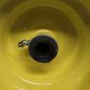 AR-PRO Exact Replacement 15" x 6.00-6" Front Tire and Wheel Assemblies Compatible with John Deere Riding Mowers 100 and D100 Series - 3" Centered Hub and 3/4" Bushings, 4Ply Pneumatic (Set of 2)
