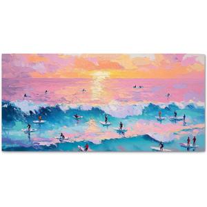 fZSZSD Coastal Surfing Beach Towels Oversized 30x60 Inch, Gifts for Surfers Beach Lovers