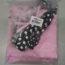 VLUV Pink Halloween Costumes Set, Women's Halloween Retro Satin Jacket Set with Scarf Headbands Glasses Accessories (Pink, XXL)