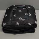 VARMTOR Outdoor Cat House, Cat Houses for Outdoor Cats, Weatherproof Warm and Insulated Cat House with Transparent Curtain Pet House, Stray Cats Shelter (Black,Small-Houses)