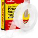 Double Sided Tape Heavy Duty, Mounting Tape, Adhesive Strips for Pictures, Posters, Carpets & More (1.18  x 9.8 Ft)