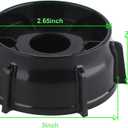 Replacement parts 5-Cup Square Plastic Jar With Lid,Compatible with Oster Blenders