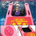 BIGFLY Inflatable Water Ramp for Dogs Pup Plank Dog Float, Large Dog Pool Float Up to 320 Pounds, Puncture-Resistant Surface