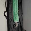 2-in-1 Green Backdrop Stand Kit - 8.5x12 ft Green Backdrop with 10x8.5ft Portable Photography Stand for Video Streaming,Zoom Meetings,Parties,Anti-Wrinkle Polyester Fabric