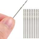2 x 20 Pcs 0.5 mm HSS Micro Twist Drill Bit, Mini High Speed Steel Drill for Wood, Plastic, Soft Metal