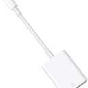 Lightning to SD Card Reader for Select iPhone, iPad and iPod Models (Support iOS 13 and Before), Trail Game Camera Viewer, No App Required (White)