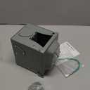 Delgada Outdoor Electrical Outlet with Switch and LED Indicator 15A 110-250V Waterproof Power Socket Box Outside Plug Receptacle with Cable Glands for Garden Parking Lot Lawn Courtyard