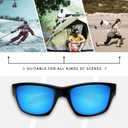 Sutro OO9406 Replacement Lenses/Nose Pads Compatible with Oakley Sunglass (Black)