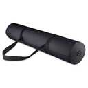  Fitvids 1/4-Inch High Density Thick Non Slip Yoga Mat with Knee Pad and Carrying Strap for Workout, Pilates, Gym Home Exercise, Black : Sports & Outdoors