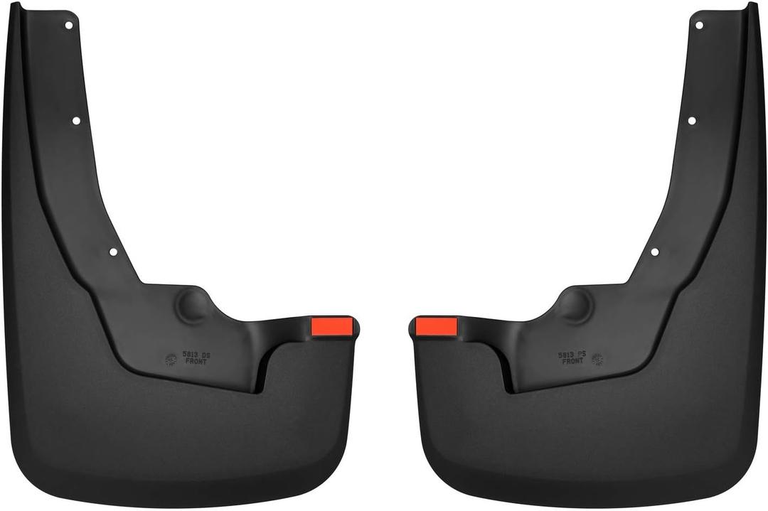Husky Liners Custom Mud Guards | Fits 2019-2026 Ram 1500 (New Body Style) w/OEM Fender Flares | Front Set, 2-pc Black - 58131