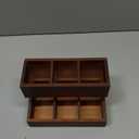 Wood Pod Dispenser Designed for Nespresso Vertuo Capsules, Freestanding Countertop Pods Rack, Coffee Pods Holder for Home or Office Kitchen Counter, Dispenses 3 Coffee Flavors (Brown)