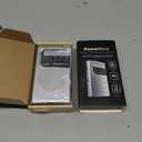 PowerBear Portable Radio | AM/FM, 2AA Battery Operated with Long Range Reception for Indoor, Outdoor & Emergency Use | Radio with Speaker & Headphone Jack (Silver)