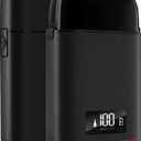 Metal Shell Three Blades Foil Shaver for Men: Dual-Foil with Trimmer - Ideal Barber Face Shavers for Bald Heads, Perfect Gifts for Men, Him, Dad, Father, Husband