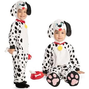 Spooktacular Creations Halloween Baby Animal Costume, Dalmatian Costume Toddler Kids for Halloween Puppy Dress Up Party, Size: 12-18 Months