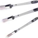 Trim Paint Brushes, 3 Packs with 0.45/0.75/1 Inch Paint Brushes for Walls, Touch Up Brushes, Small Paint Brush for House Wall Edges, Trim Painting Brush