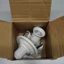 DiCUNO 3 in 1 E26 Light Socket Splitter Adapter, Standard Base LED Bulb Converter, 360 Degrees Adjustable 180 Degree Bendable, 3 Way Bulbs Socket Holder