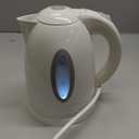 OVENTE Electric Kettle, 1.7L Fast Boiling Water Heater for Coffee or Tea, BPA Free with Water Level Gauge, Auto Shut-Off, Boil-Dry Protection, Indicator Light and Removable Filter, White KP72W