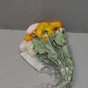 Lumoslyy Silk Peonies Flowers Ranunculus Artificial Flowers 6pcs Spring Flowers Peony Bouquet for Home Decoration Fake Flowers Peony Arrangements (Orange)