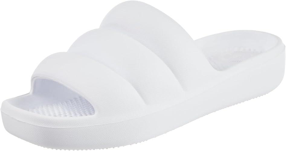 totes Women's Everywear Puffy Slide Sandal
 9