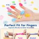 Dioju 200 Pcs Mochi Squishy Toy, Mini Kawaii Squishies Bulk Sensory Fidget Toys Goody Bag Party Favors for Kids, Classroom Prizes Pinata Filler Carnival Stocking Stuffers Christmas Birthday Gifts