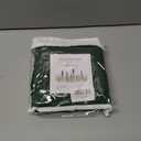 Foindtower Set of 2 Decorative Linen Fringe Throw Pillow Covers Cozy Boho Farmhouse Cushion Cover with Tassels Soft Accent Pillowcase for Couch Sofa Bed Living Room Home Decor, 1616 Inch, Pine Green