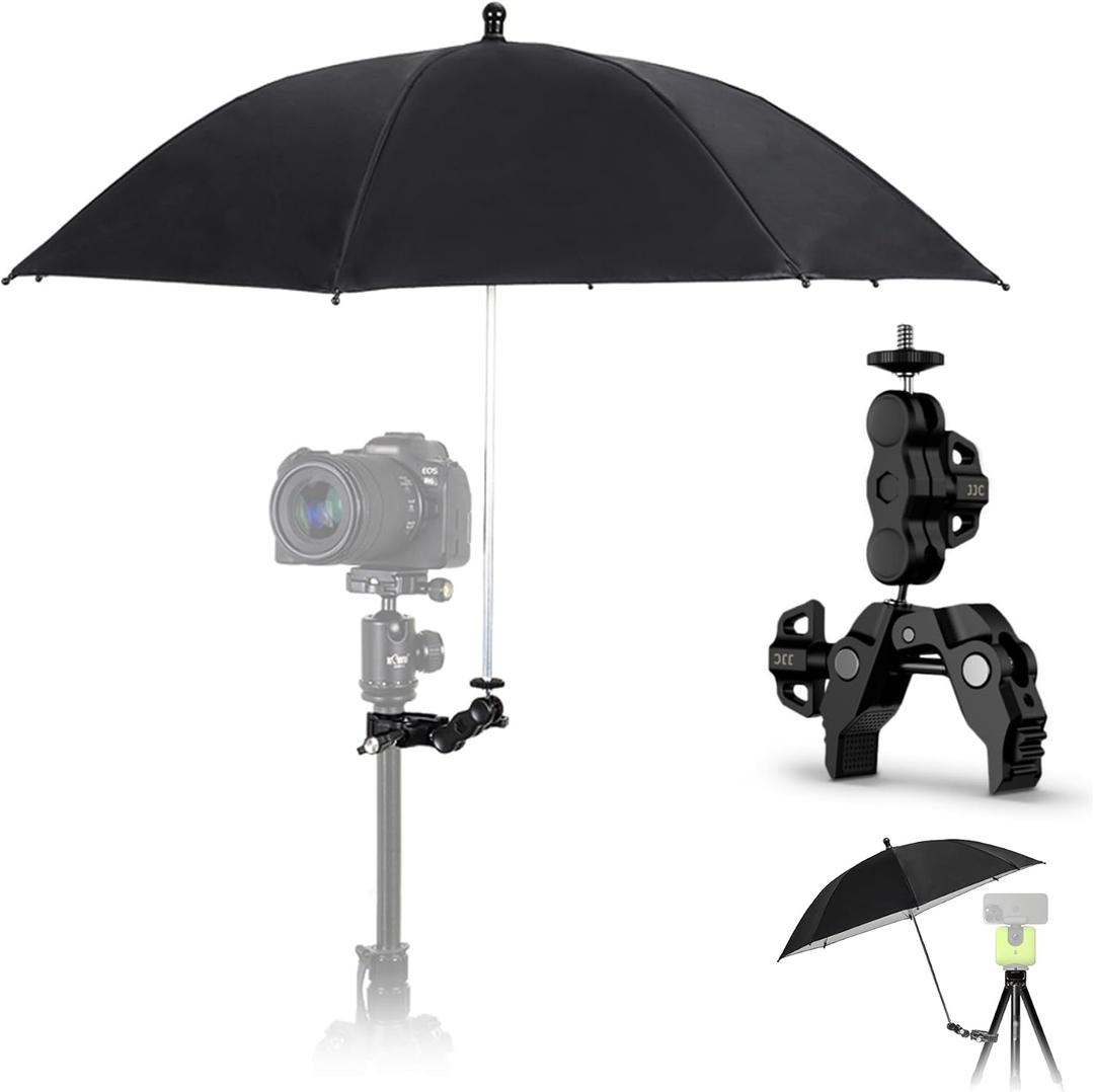 25.6" Camera Tripod Umbrella with Super Clamp for Mirrorless Camera Xbotgo