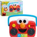 Sesame Street Elmo Take Along Boombox with Lights & Sounds, 5.5-inch Interactive Toy, Learning and Education, Kids Toys for Ages 2 Up by Just Play