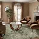 5x7 Area Rugs for Living Room: Washable Bedroom Rug Boho Vintage Rugs Stain Resistant Non Slip Low Pile Soft Lightweight Carpet for Kitchen Dining Room Farmhouse Nursery Kids Room