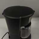 Gourmia 12 Cup One-Touch Coffee Maker  Pause and Serve with Automatic Keep Warm, Easy View Water Window, Compact Design, Stainless Steel Accents, Black