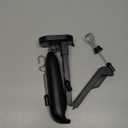 Electric Milk Frother Handheld: Rechargeable - LED Digital Display, Bare-Bones Version - Black