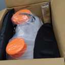VEVOR 4 Gallon Battery Powered Backpack Sprayer with Wheeled Cart, Adjustable 0-94 PSI, 13FT Hose, 6 Nozzles, 2 Wands Included, Wide Mouth Lid for Weeding, Cleaning, Long Spray Time, White+Orange