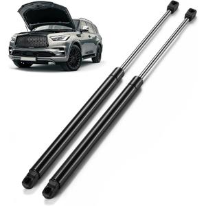 ARANA Hood Struts for Infiniti QX56 2011-2013, Front Bonnet Shocks Lift Support for 2014-2019 Infiniti QX80 Base/Limited/Perfection, Replacement OEM 654701LA0A 654711LA0A, 2 Pcs