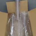 50 Pcs Disposable Plastic Martini Glasses for Parties 5oz, Unbreakable Clear Cocktail Dessert Parfait Glasses, Mini Martini Cups for Wedding Party Bowl Ice Cream