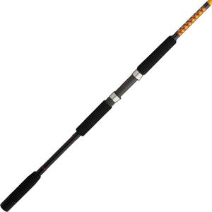 Ugly Stik Bigwater Spinning Fishing Rod, Black/ Red/ Yellow, 8' - Medium - 12-20lb, New Model