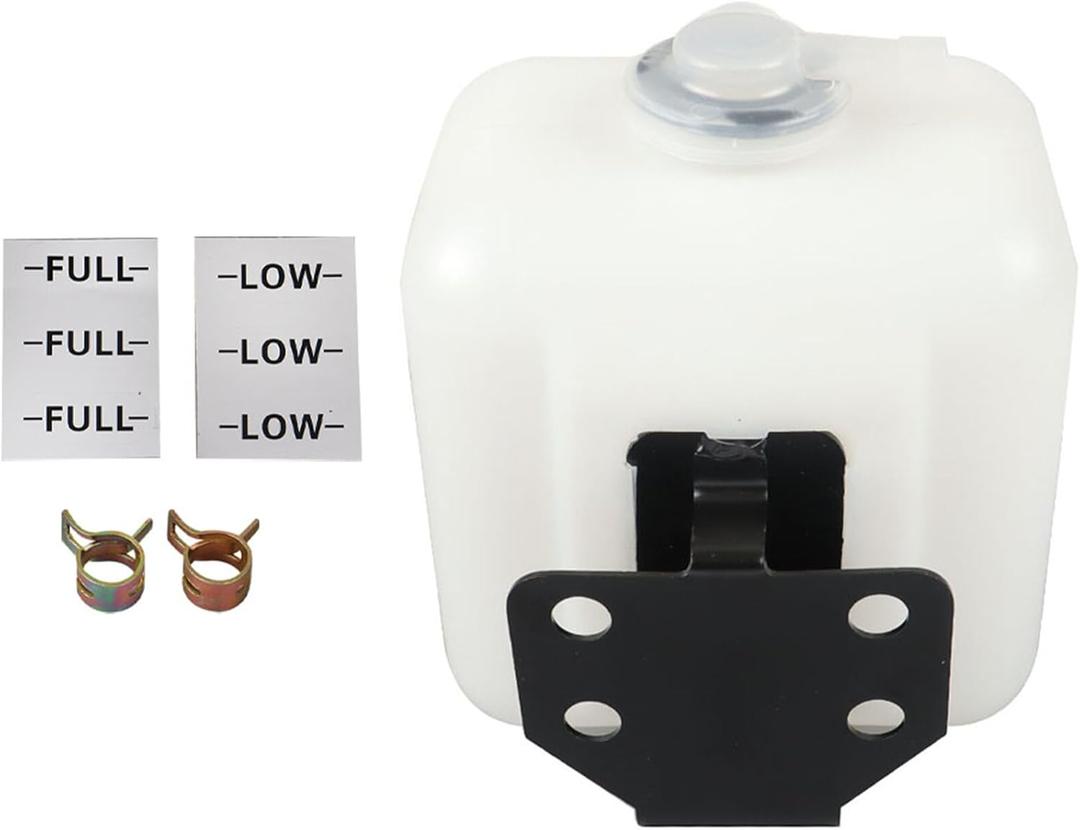 Overflow Coolant Bottle Replacement for Kubota with Bracket Coolant Reservoir