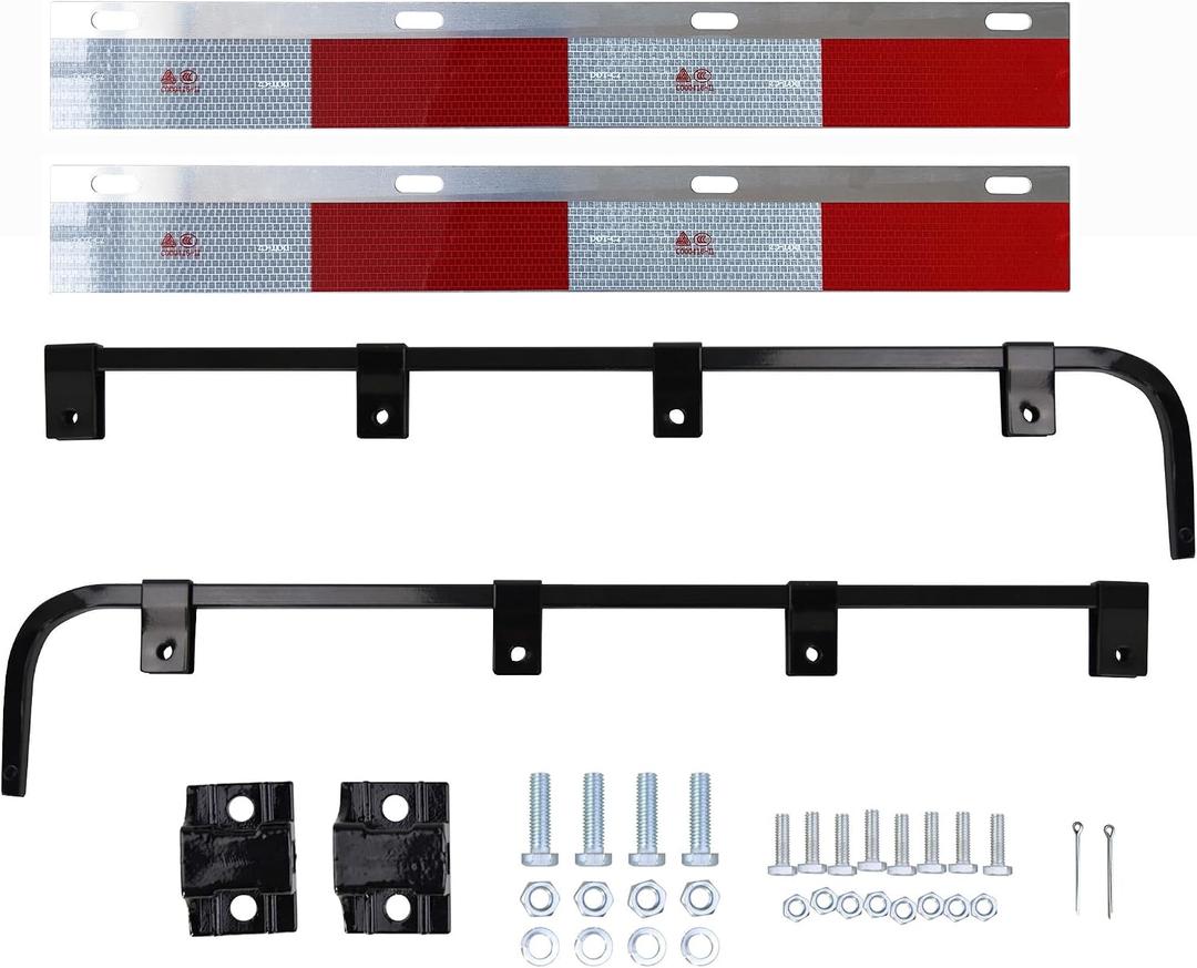 TBOZZ E-Coating Black Mud Flap Hanger Bracket with Hardware Sold by Pair