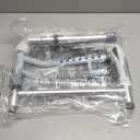 Toilet Safety Rails, Adjustable Toilet Frame for Elderly, Seniors, Handicap & Disabled, Foldable Handicap Toilet Handles Fit Any Toilets (Gray)