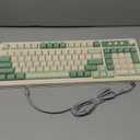 AULA S99 Gaming Keyboard, Wireless Computer Keyboards, Tri-Mode Bluetooth/2.4GHz/USB-C Custom Creamy Keyboard with Number Pad, RGB Backlit Media Knob Cute Programmable Keyboard for PC Gamer - Green