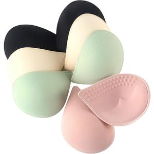 KOOAAICCHI Bra Pads Inserts, Latex Bras Inserts Removable for Women's Sports Cups Bra or Swimsuit Insert (M - 32/34 (70A/70B/70C/75A/75B))