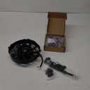 BLACKHORSE-RACING 7" Electric Radiator Fan High 3000 + CFM Thermostat Wiring Switch Relay Kit Black (7 inch)