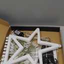 Christmas Decoration Star Lights, 320 LED 16.4Ft Outdoor Christmas Tree String Lights with Plastic Star Toppers [8 Modes& Waterproof] for Christmas New Year Holiday Birthday Decor (Multicolor)