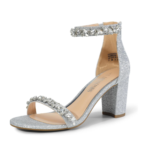 DREAM PAIRS Women's Chunk Low Heel Pump Sandals, Size 6.5