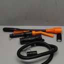 Kiweoci Cordless Electric Fuel Transfer Pump, 3GPM Portable Fluid Transfer Siphon Pump with Oil Pipeline, Battery Gas Pumps with Adjustable Flow Control Nozzle(Orange)