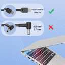 65W Charger Compatible with Lenovo N20 V110 V130 B50 G50 G70 Z50 Z40,ideapad Yoga/Flex 2 3 11 14,ThinkPad 11e L470 L570 L480 E460 T460 T470 X270 Laptop Suitable for Travel and Office use